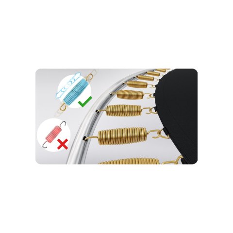 Trampolina ogrodowa 10ft/312cm z siatką wewnętrzną i drabinką Neo-Sport