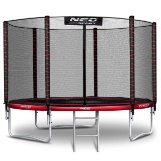 Trampolina ogrodowa 10ft/312cm z siatką zewnętrzną i drabinką Neo-Sport