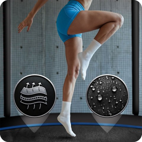 Trampolina ogrodowa 6ft/183cm z siatką zewnętrzną i drabinką Neo-Sport