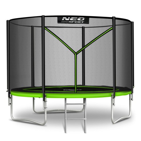 Trampolina ogrodowa 8ft/252cm z siatką zewnętrzną i drabinką Neo-Sport