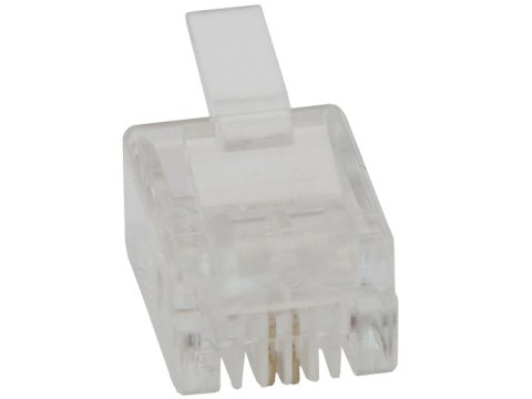 1252# Wtyk telefoniczny 6p2c (rj11) 100 pack