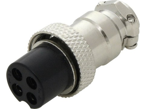 20-097# Wtyk cb mikrofonowy 4pin na kabel