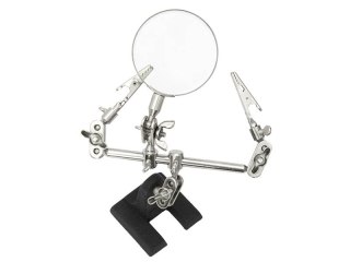 2615# Uchwyt trzecia ręka z lupą 60mm"