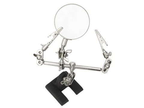 2615# Uchwyt trzecia ręka z lupą 60mm"