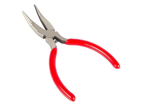 5305# Szczypce wydłużone wygięte 125mm