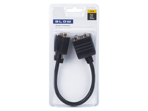 92-168# Rozgałęźnik vga wtyk vga - 2 gniazda vga