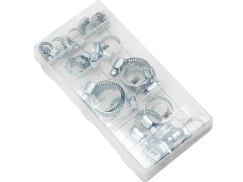 9808# Zestaw opasek zaciskowych metalowych 26sztuk