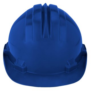 Kask ochronny atestowany, niebieski