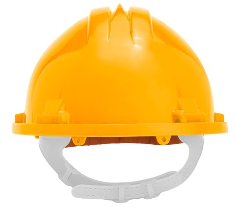 Kask ochronny atestowany, żółty