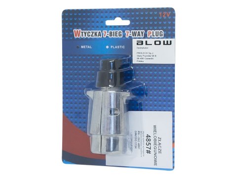 4857# Wtyczka przyczepy samochodowej aluminium