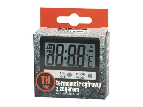 50-311# Termometr panelowy blow lcd+zegar th002