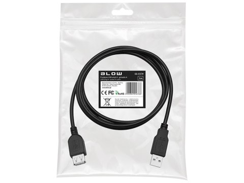 66-037# Przyłącze usb a - a 1,0m wtyk-gniazdo