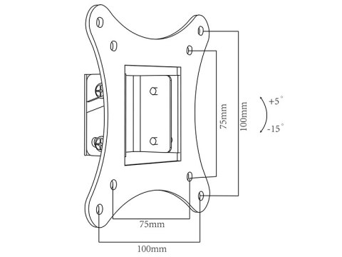 76-852# Uchwyt tv lcd hq 10"-32" typ x slim