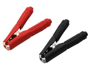 96-711# Krokodylek duży 400a w izolacji czarny