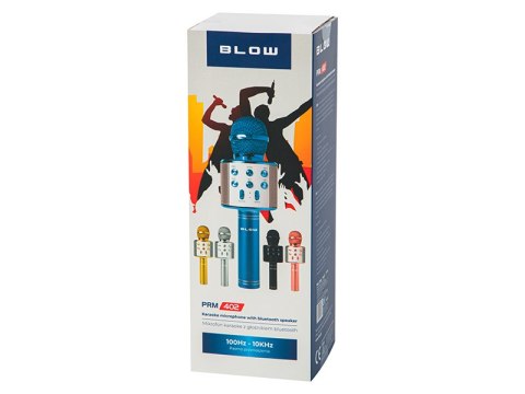 33-145# Mikrofon prm402 blow złoty karaoke"