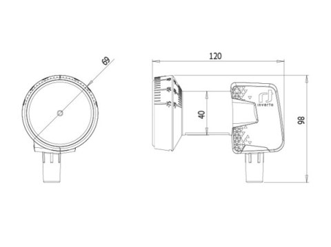 77-183# Konwerter sat inverto single home pro