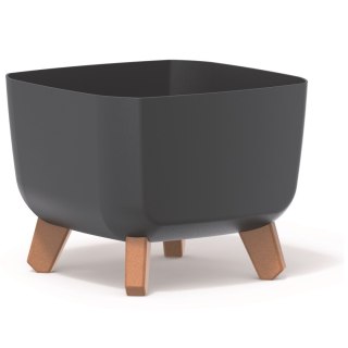 Doniczka GRACIA SQUARE DGQL240 - antracytowy