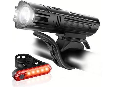 71-167# Lampki rowerowe przód+tył zestaw bl-05`