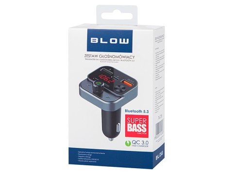 74-172# Transmiter fm blow bluetooth+qc3.0+pd30w`