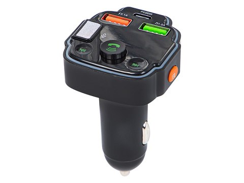 74-176# Transmiter fm blow bt zestaw głośnomówiący + pd20w rgb