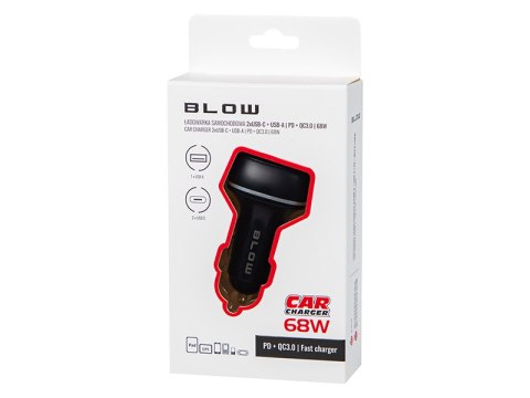 75-787# Ładowarka samochodowa g50c 3x usb-a+2xusb-c 68w