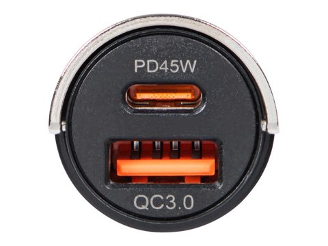 75-788# Ładowarka samochodowa 2x usb-a+usb-c 45w g50d