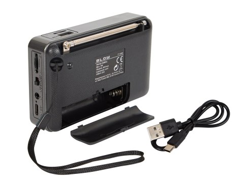 77-558# Radio przenośne analogowe am/fm bt blow ra18 mini