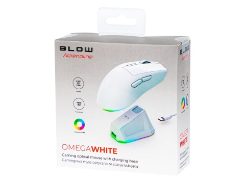 84-061# Mysz optyczna blow adrenaline omega biała
