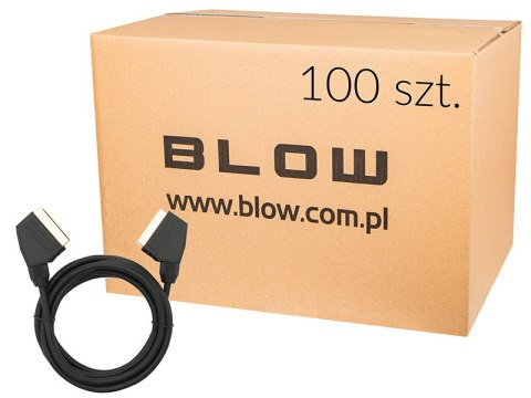 9561# Przyłącze scart-scart 21pin 1.5m opakowanie 100szt