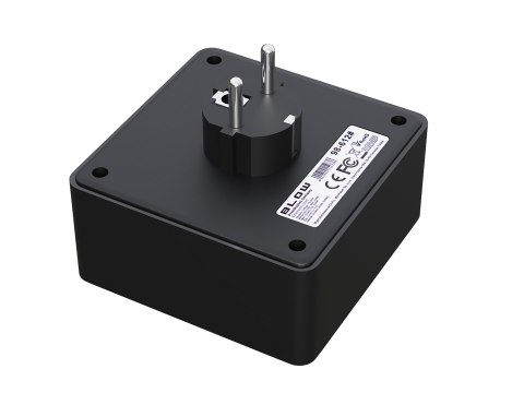 98-612# Rozgałęźnik r-20 pr 2-gniazda + 2usb + usb-c czarny