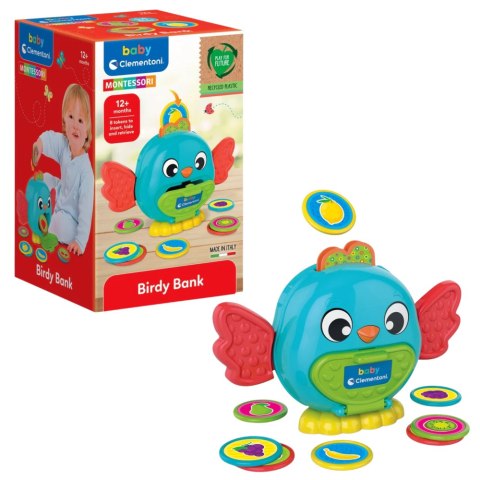Kolorowy Ptaszek Skarbonka Clementoni 17577