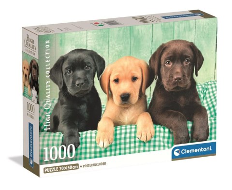 Puzzle 1000 HQC TRZY LABRADORY Clementoni 39946