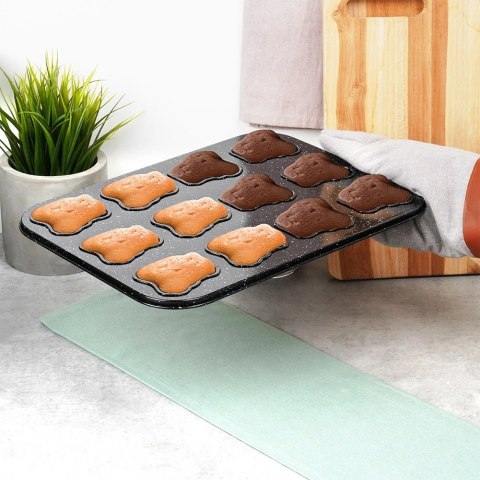 Forma do Ciastek VILDE Granitowa Misie 35 x 26,5 cm na 12 Wypieków