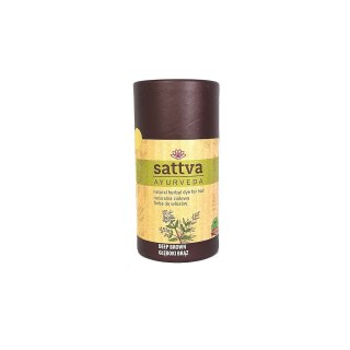 HENNA GŁĘBOKI BRĄZ ECO 150 g - SATTVA (AYURVEDA)