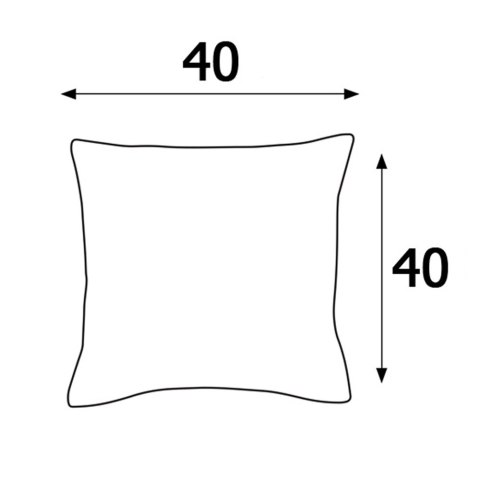 Poszewka satyna bawełna 12423/40x40 SATYNLOVE PREMIUM