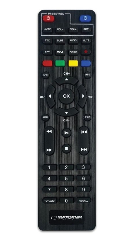 EV106P Esperanza tuner/dekoder cyfrowy dvb-t2 h.265/hevc ev106p