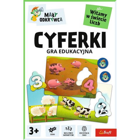 Gra dla dzieci Cyferki Mały Odkrywca Trefl 02810