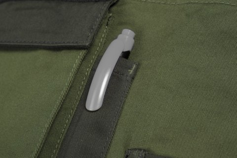 Ogrodniczki robocze CAMO olive, rozmiar L