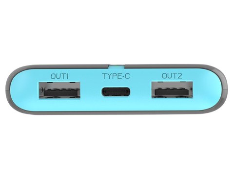 Power bank TRACER EnerGo 10000mAh gray/blue