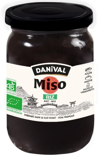 MISO RICE (PASTA Z SOI I RYŻU) BEZGLUTENOWE BIO 200 g - DANIVAL