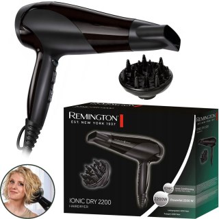 Remington D3198 Suszarka Do Włosów 2200W Jonizacja Koncentrator Dyfuzor