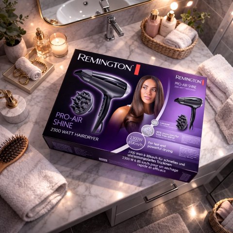 Remington D5215 Suszarka Do Włosów Pro-Air Shine 3 Temperatury 2 Prędkości