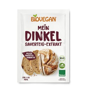 ZAKWAS CHLEBOWY ORKISZOWY W PROSZKU BIO 30 g - BIOVEGAN