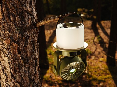 Przenośna lampa kempingowa z wentylatorem TRACER LightBreeze