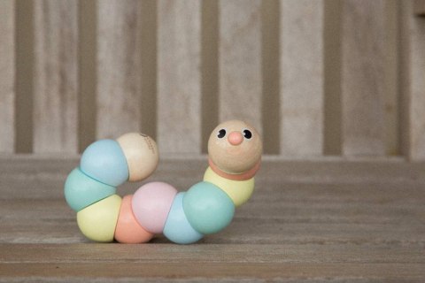 CLASSIC WORLD Drewniana Gąsienica Kolorowa do Zginania i Skręcania