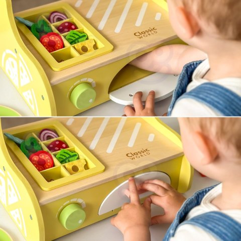 CLASSIC WORLD Drewniany Piec do Pizzy Oven Pizza 3+ FSC