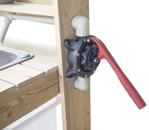 CLASSIC WORLD EDU Drewniany Zlew Kuchnia Błotna XXL z Obiegiem Wody