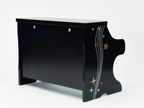 CLASSIC WORLD Pianino Czarne Drewniane Fantasy