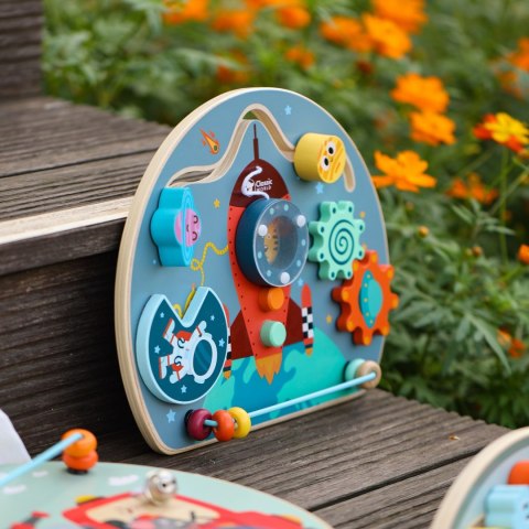 CLASSIC WORLD Tablica Manipulacyjna Wielofunkcyjna 6w1 Rakieta