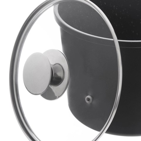 Garnek Granitowy ORION GRANDE Wysoki 21 cm 4,2 L Indukcja Piekarnik